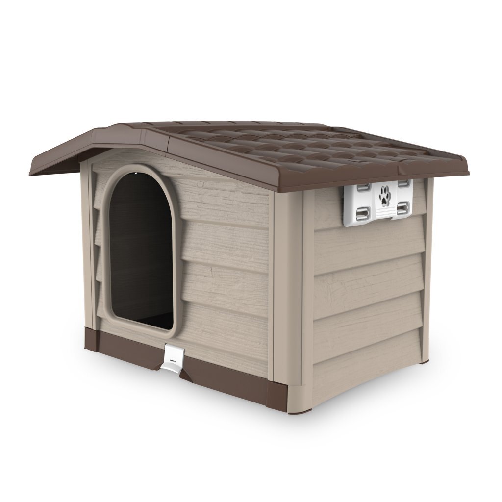 Bama Pet Cuccia Cage de chien 89x75x62 cm beige taupe