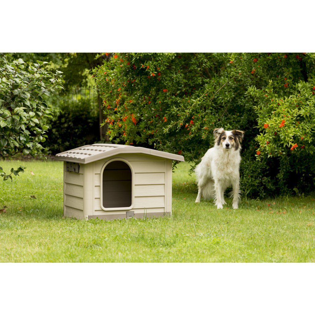 Bama Pet Cuccia Cage de chien 89x75x62 cm beige taupe
