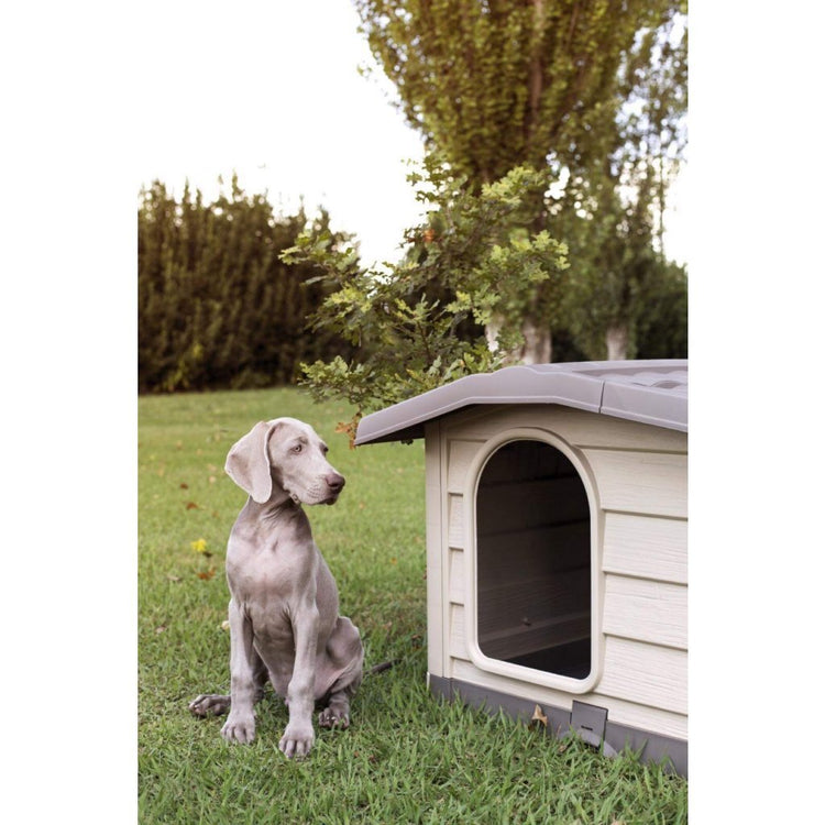 Bama Pet Cuccia Dog Loft 110x94x77 cm beige taupe