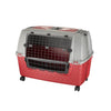 Bama Pet Transportbox avec roues 88x52x60 cm gris rouge