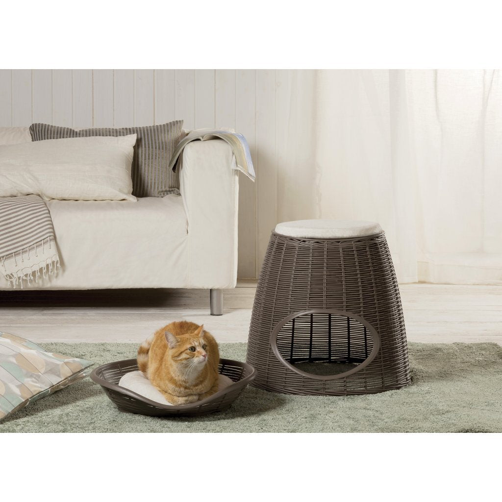BAMA PET PASCHA Animal Basket 52x50x46 55 cm taupe