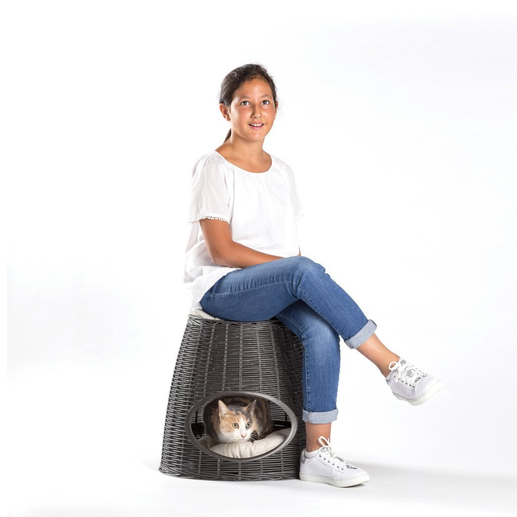 BAMA PET PASCHA Animal Panier 52x50x46 55 cm anthracite