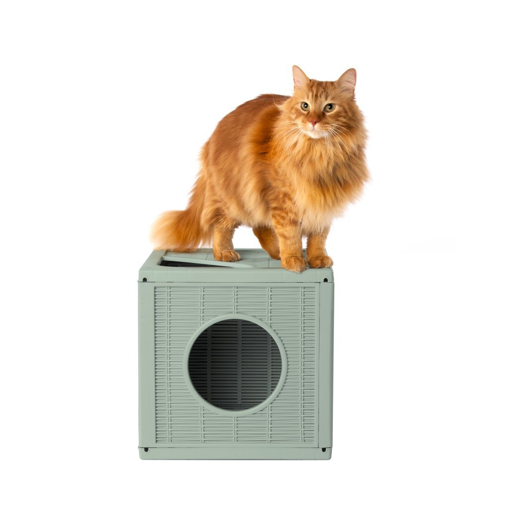 Bama Pet Qublo Cats Cube 35x35x35 cm Sagegroen