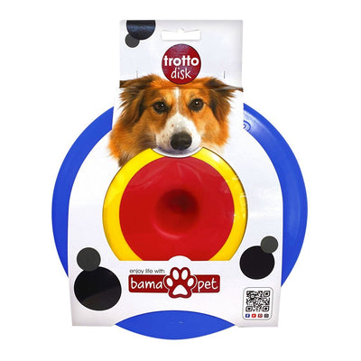 Bama Pet Trotto Disk Dog Toys 24.5x4,5 cm Blue jaune rouge