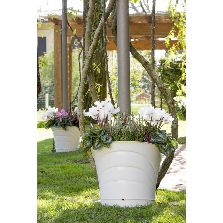 Bama Tulipano Flowerpot 5L 34.5x19x30 cm 4 pièces blanches