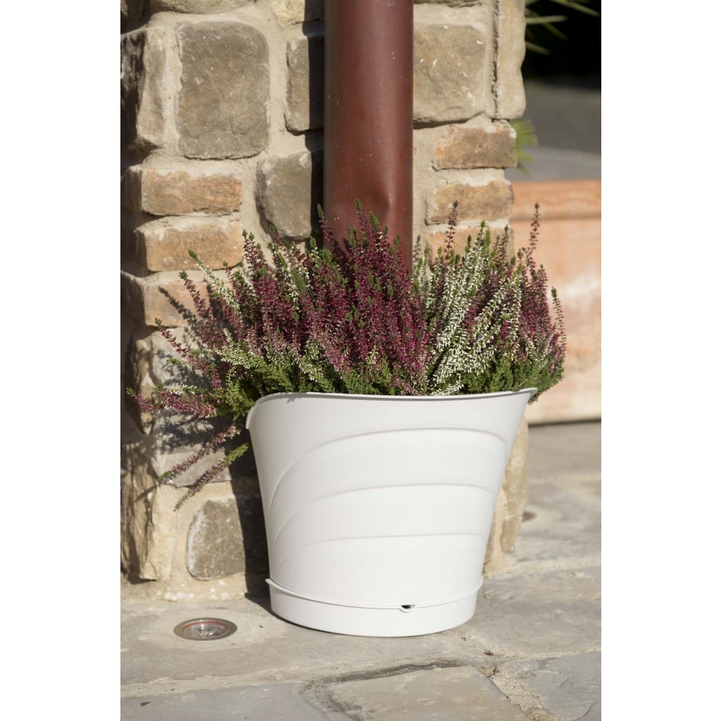 Bama Tulipano Flowerpot 5L 34.5x19x30 cm 4 pièces blanches