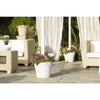 Bama Tulipano Flowerpot 5L 34.5x19x30 cm 4 pièces blanches