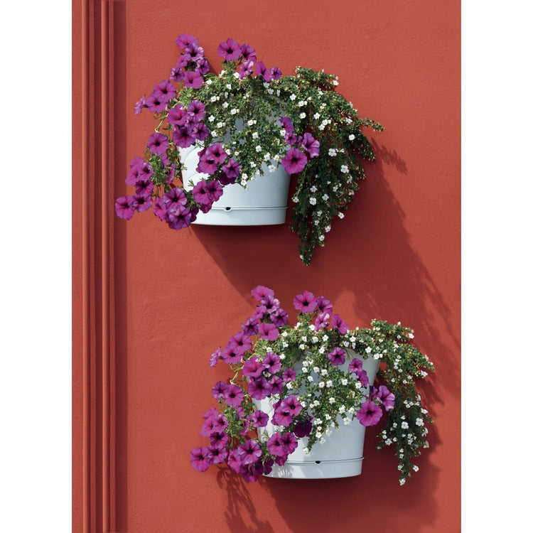 Bama Tulipano Flowerpot 5L 34.5x19x30 cm 4 pièces blanches