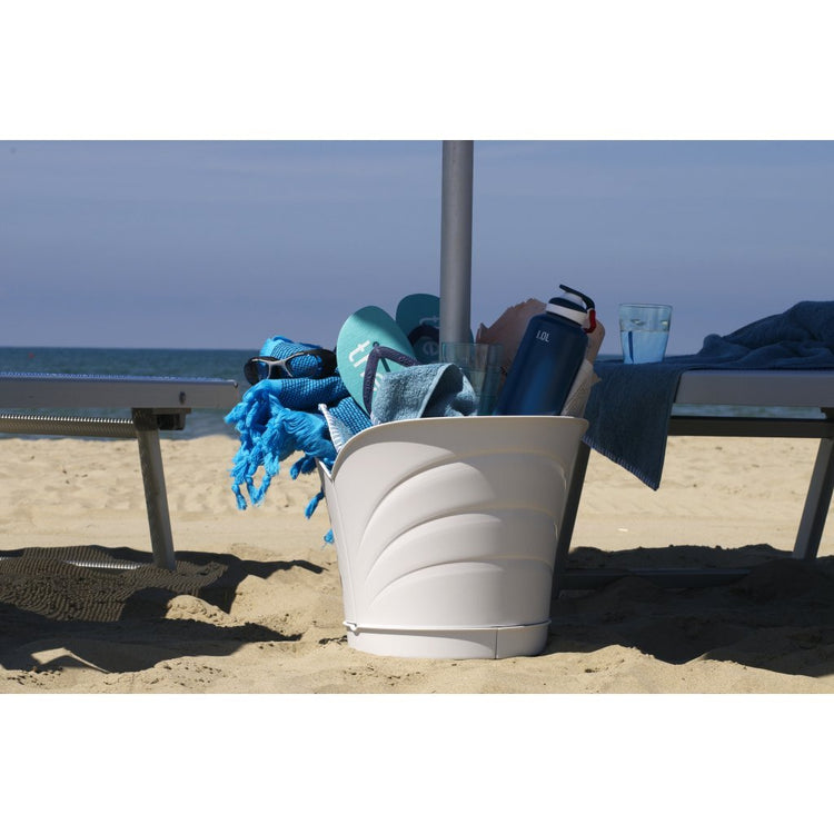 Bama Tulipano Flowerpot 5L 34.5x19x30 cm 4 pièces blanches