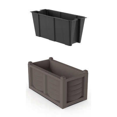 Bama kit arredo jardinières 80x42.5x42 cm taupe