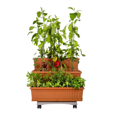 Bama Orto di Kit Planteurs 80x74x73 cm en terre cuite