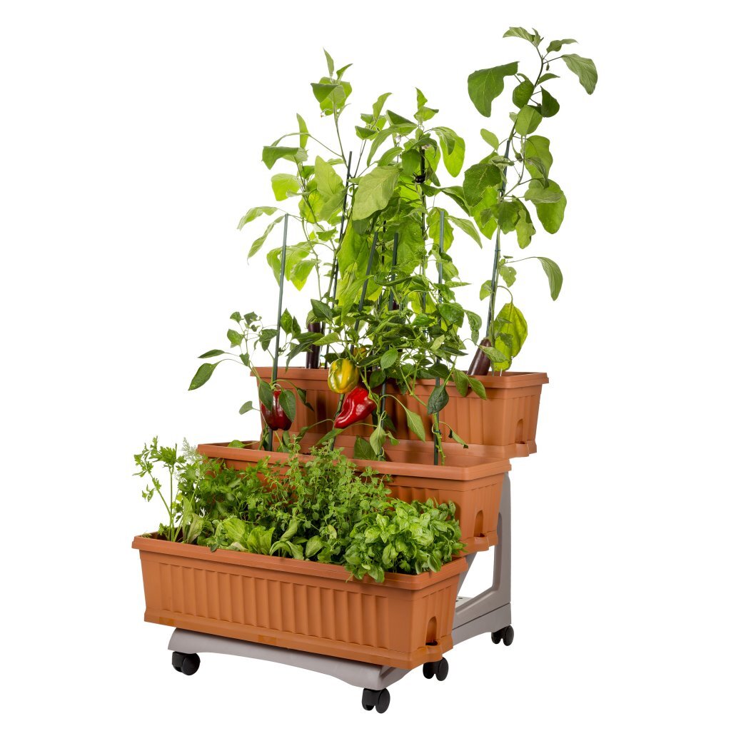 Bama Orto di Kit Planteurs 80x74x73 cm en terre cuite