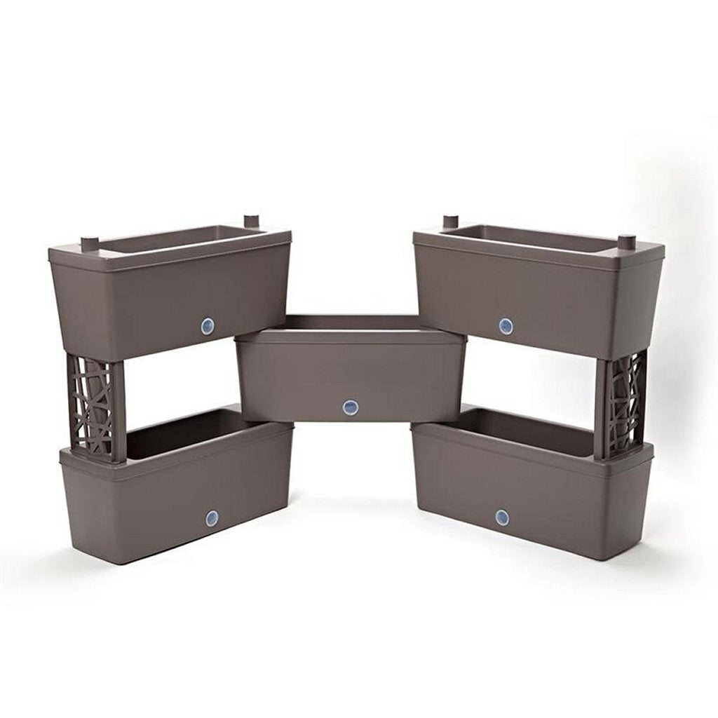 Plans couberables Bama Brick 75L 59x23x27 cm 5 pièces d'anthracite