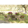 BRAMA BRICK Couberable Planteurs 75L 59x23x27 cm 5 pièces Taupe