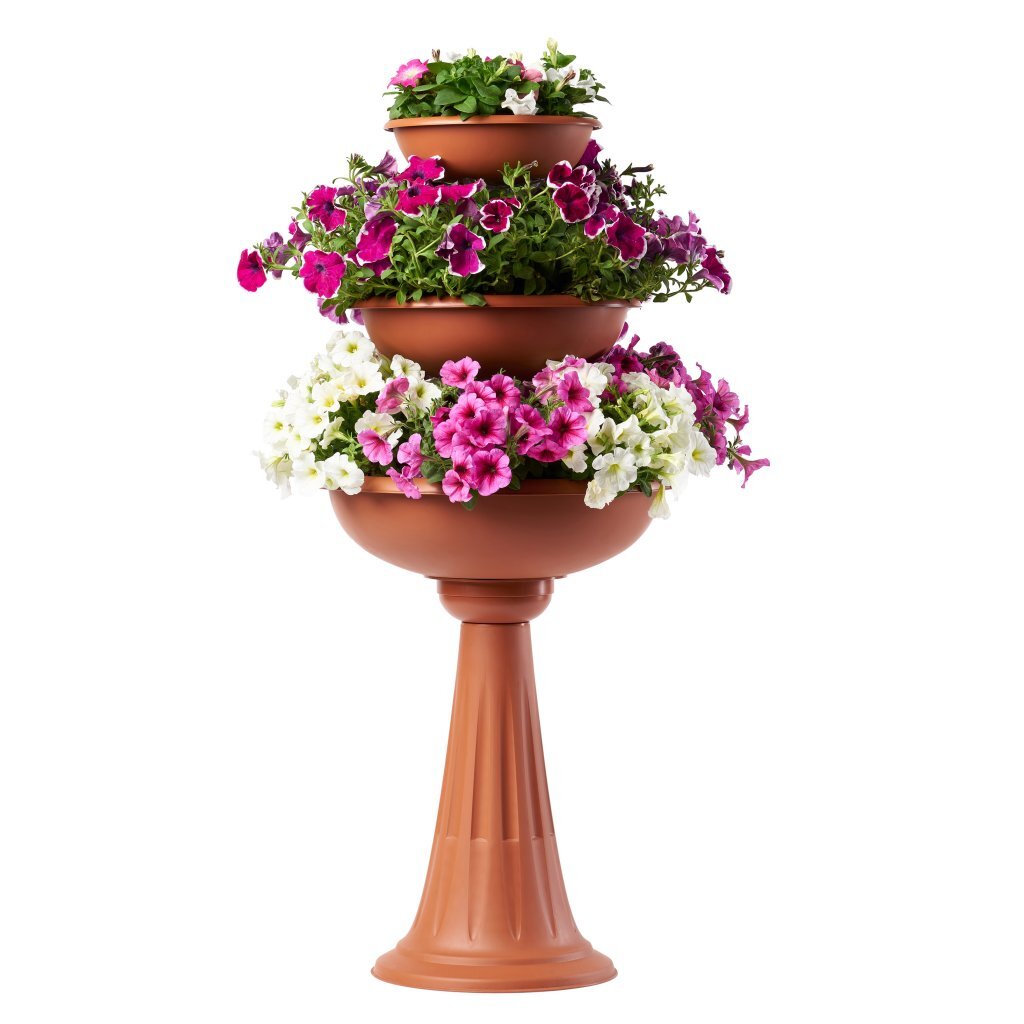 Bama Trevy Fioriera Planter 50x114 cm en terre cuite