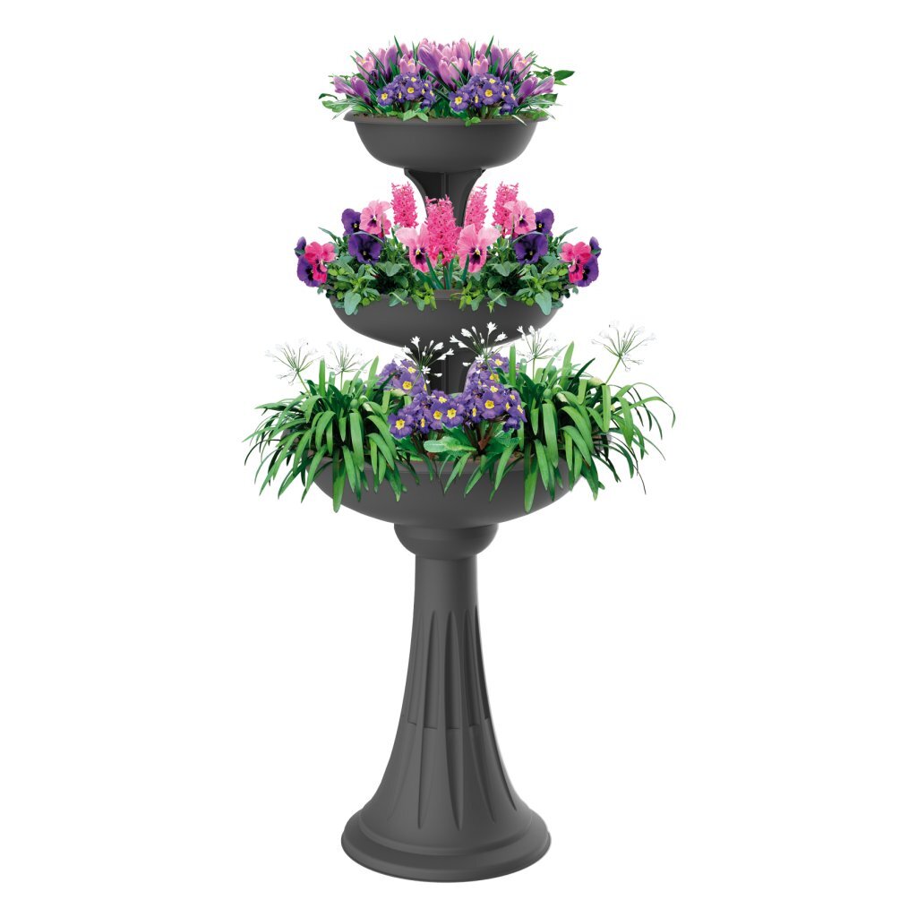 Bama Trevy Fioriera Planter 50x114 cm anthracite