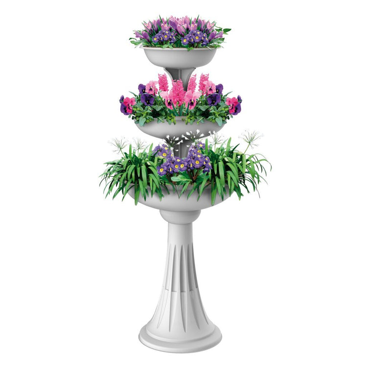 Bama Trevy Fioriera Planter 50x114 cm blanc