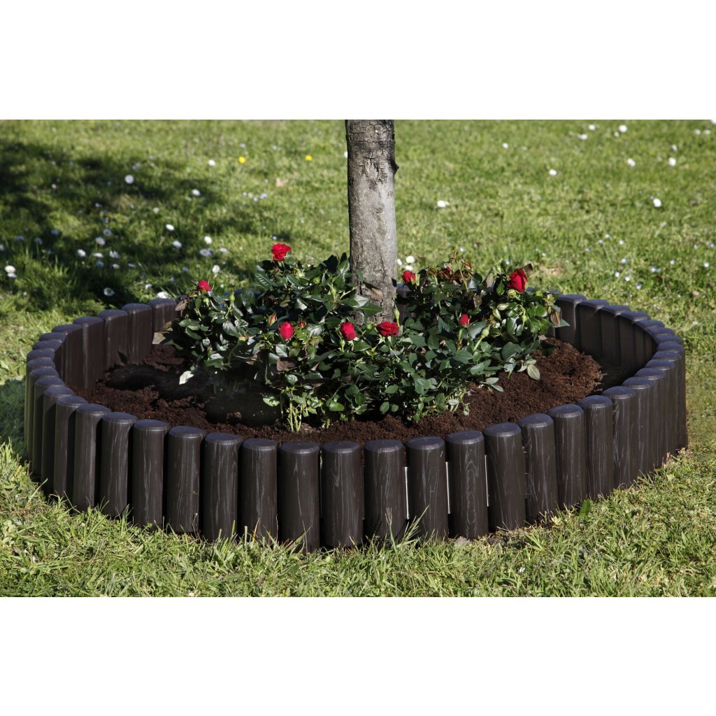 Bama Garden Modular Rand Imitation Wood 38,5x15 cm 6 pièces marron
