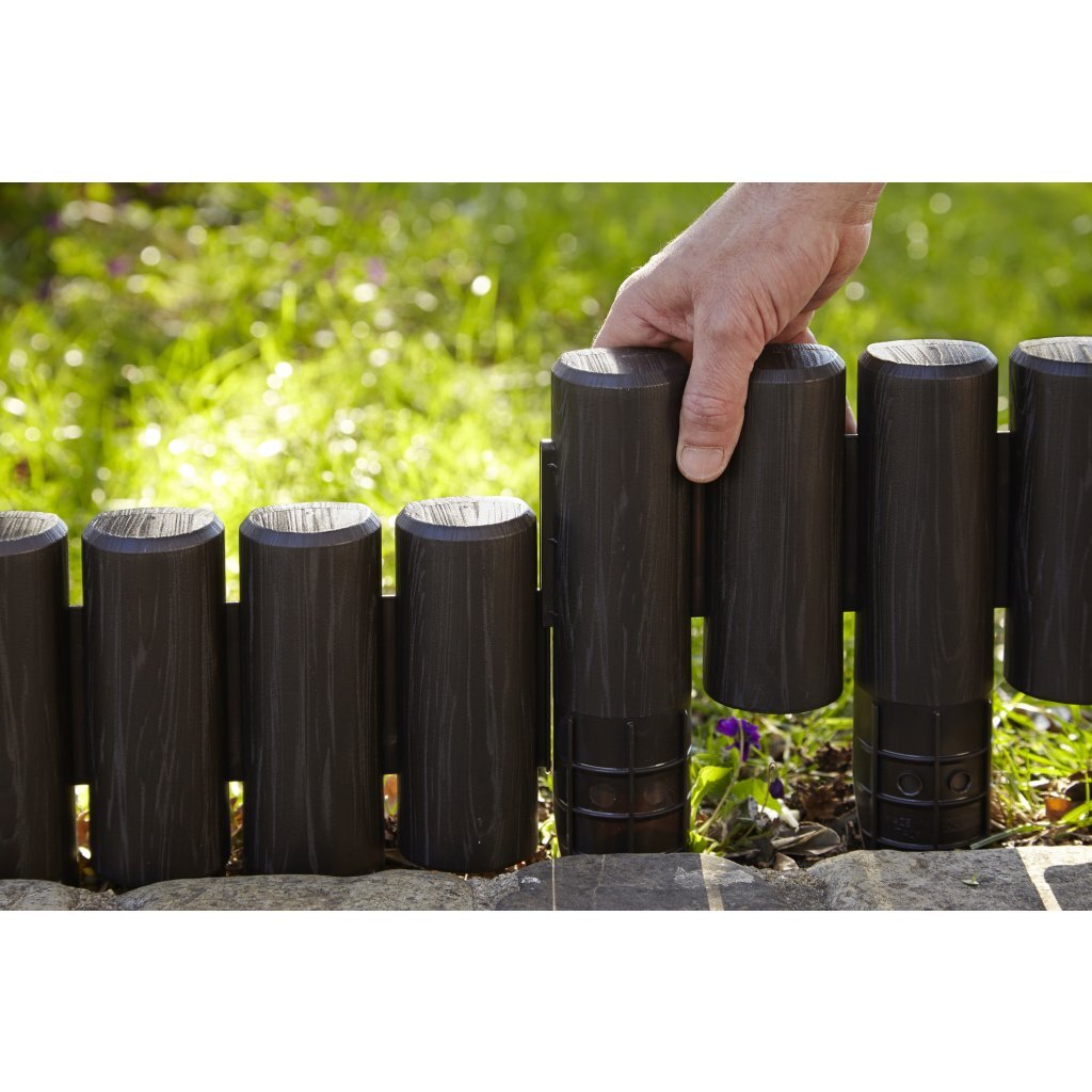 Bama Garden Modular Rand Imitation Wood 38,5x15 cm 6 pièces marron