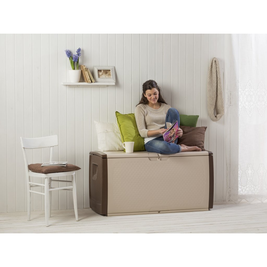 Bama Mettitto Container 350L 122x56x63 cm beige taupe
