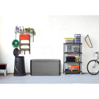 Bama Mettitto Container 350L 122x56x63 cm anthracite gris