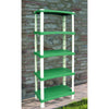 Système de stockage Bama Futuro 5 étagères 80x40x174 cm vert
