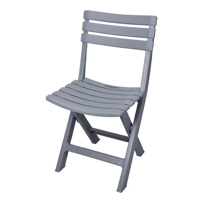 Pro garden komodo chaise de jardin pliante 44x41x78 cm gris