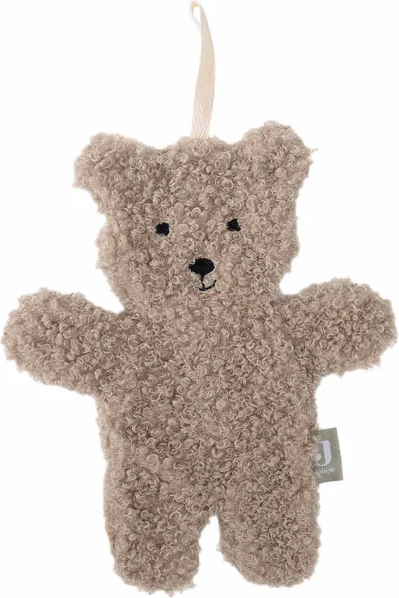 Jollein - tétine bébé ours en peluche - tétine peluche - 100% polyester - vert olive