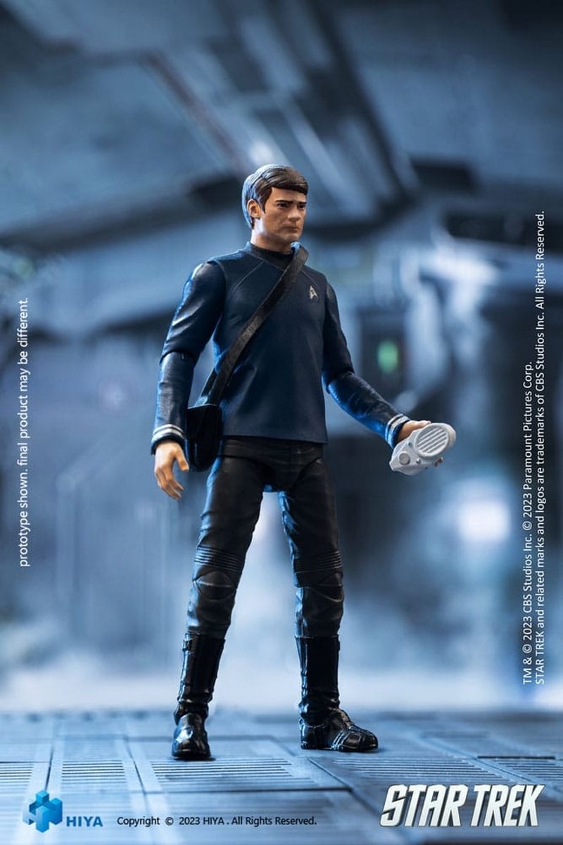 Hiya jouets star trek exquise mini figurine 1 18 star trek 2009 mccoy10 cm figurine