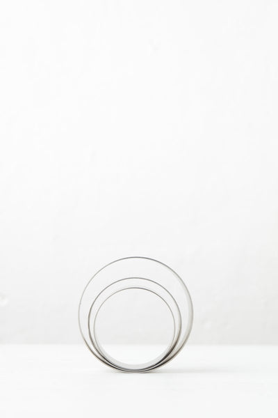 Ustensile de garniture point-virgule - anneau de décoration - sans couture - ø 8,5cm h 6cm