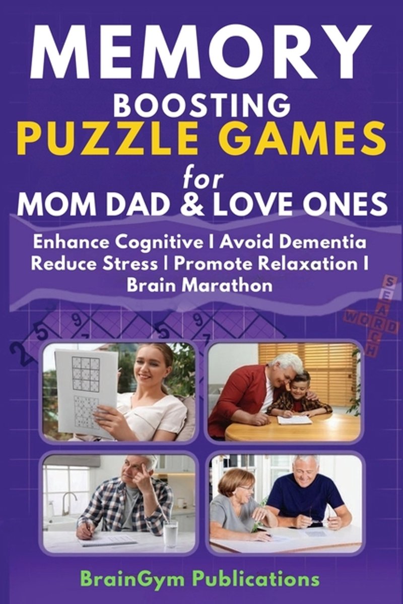 Jeux de puzzle stimulant la mémoire pour adultes seniors