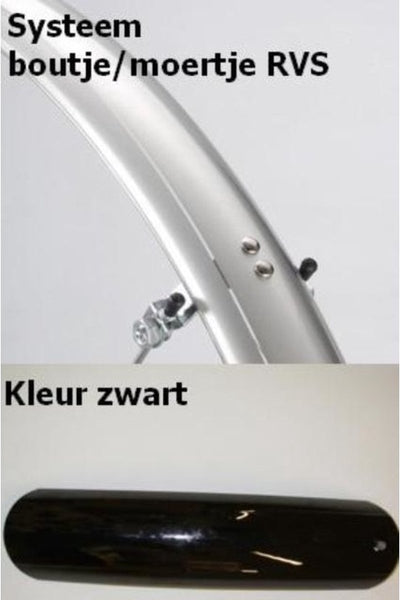 EuroFender Fender Set Elegance 58mm 26 Black