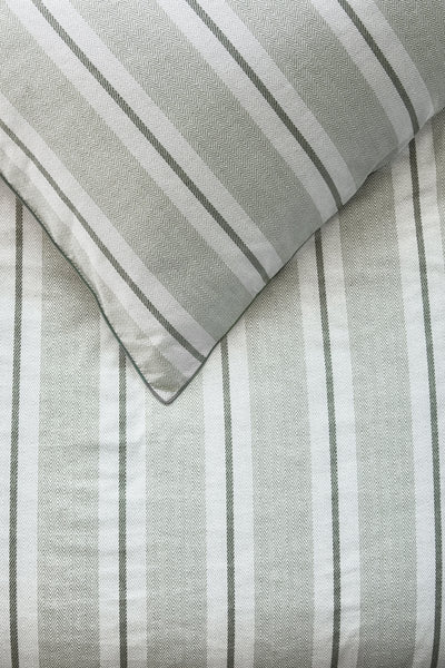 Riviera maison rivièra maison silvan housse de couette - twin xl - 260 x 200 220 cm - vert