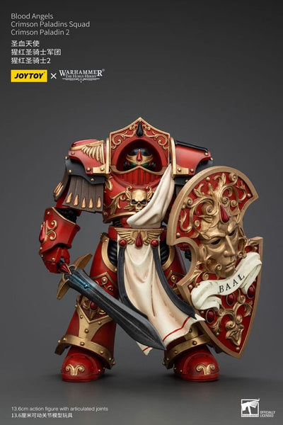 Joy toy (cn) figurine d'action warhammer l'hérésie d'horus 1 18 anges de sang escouade de paladins pourpres escouade de paladin pourpre 2 figurine d'action de 14 cm