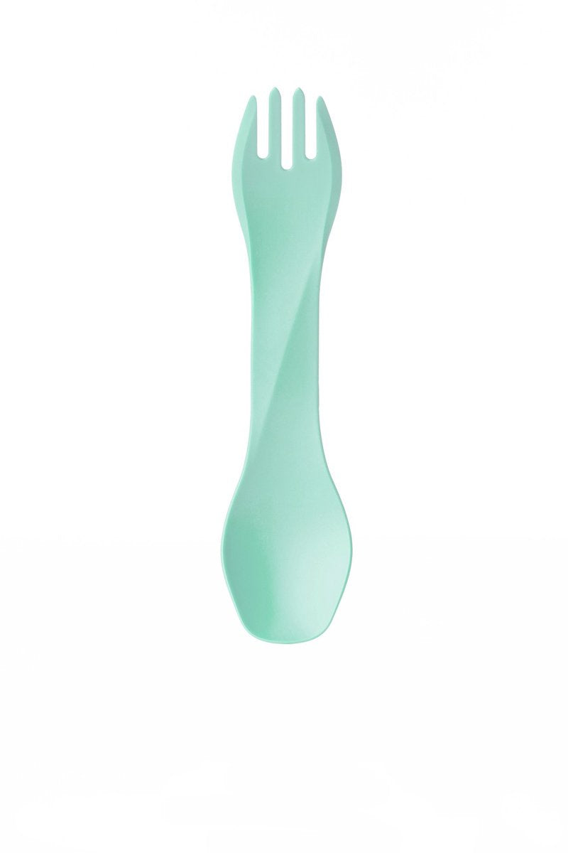 Matériel humain - gobites bio - réutilisable - couverts - spork - menthe - couverts de camping