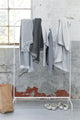 Vtwonen groove - serviette - lot de 3 - 60x110 cm - anthracite