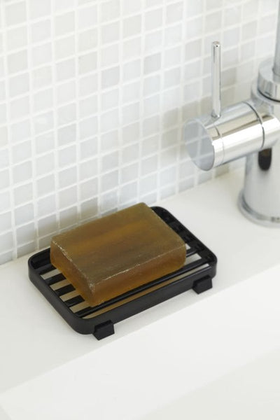 Porte-savon Yamazaki - tour - noir