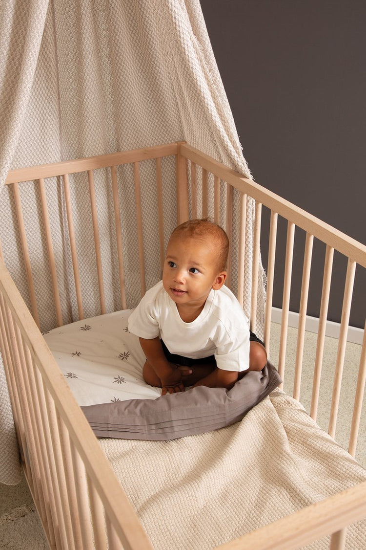 Witlof pour enfants patte de boutonnage tuck-inn 60 x 120cm gris chaud