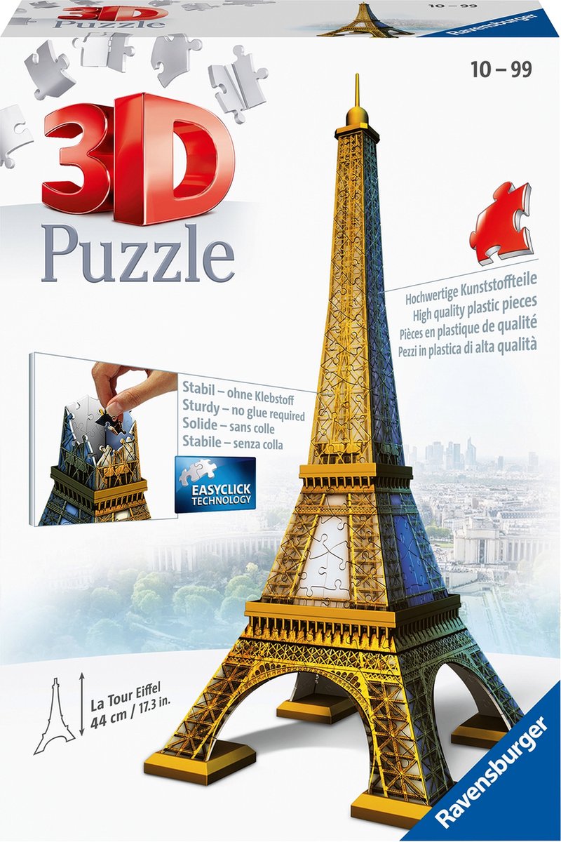 Ravensburger 3d Puzzle Eiffel Tower 216 Pièces