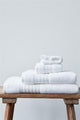 Beddinghouse voilage - rayé - coton - serviette - 60x110 cm - blanc