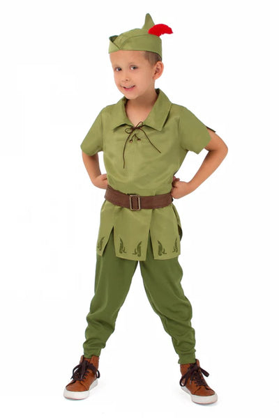 Little Adventures - Ensemble d'habillage Peter Pan - avec chapeau - taille 98-104