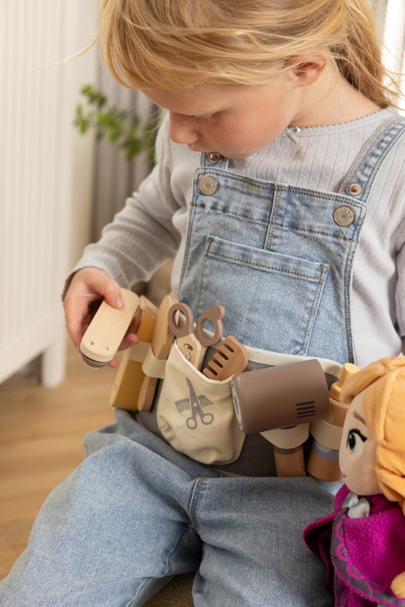 Set de coiffure en bois Dantoy 8 pièces