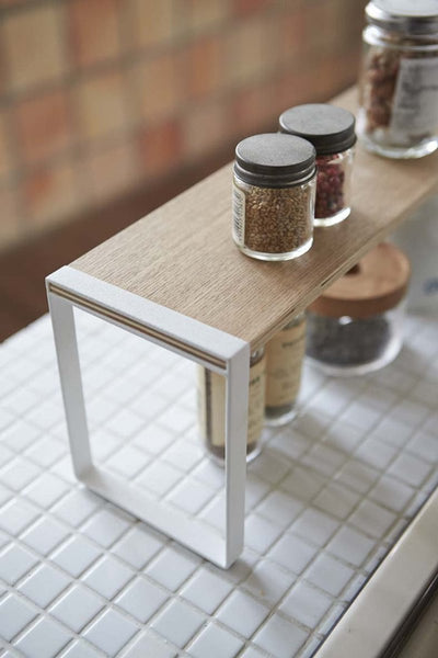 Étagère de cuisine Yamazaki - large - tosca - blanc