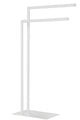 Tube Sealskin - porte-serviettes 2 bras autoportant - pour 2 serviettes - blanc