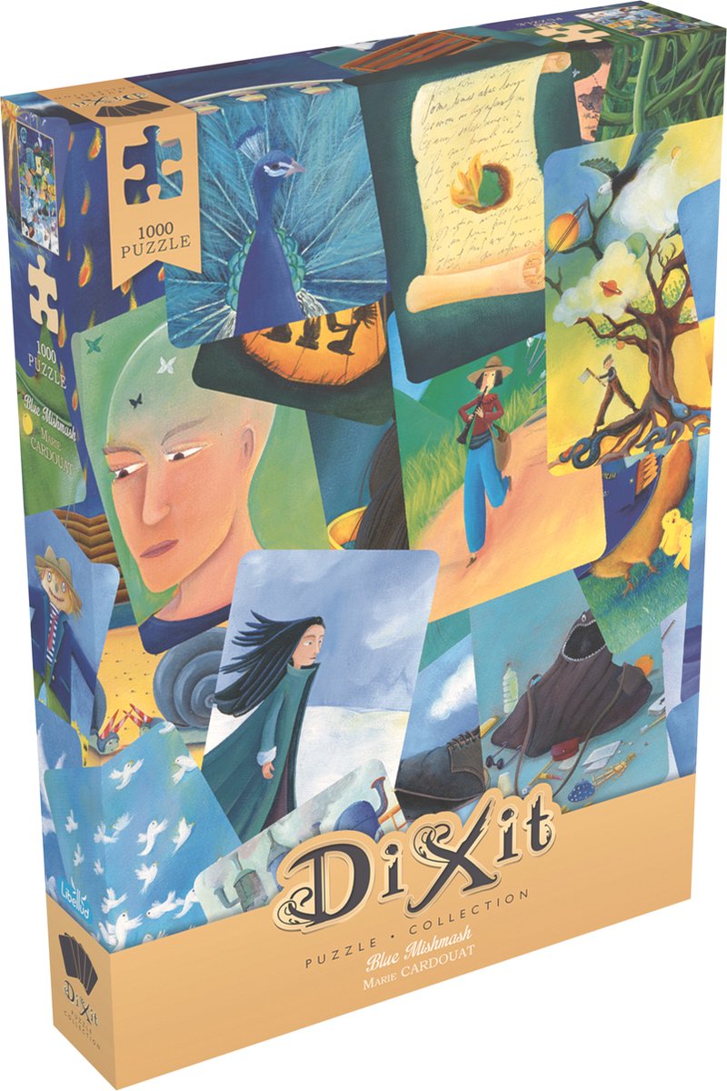 Libellud dixit - méli-mélo bleu - puzzle - 1000 pièces