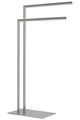 Tube Sealskin - porte-serviettes à 2 bras sur pied - convient pour 2 serviettes - chrome