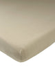 Meyco baby uni drap-housse matelas pour parc - taupe - 75x95cm