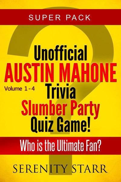 Ty non officiel austin mahone trivia sleep par quiz jeu super pack volumes 1-4