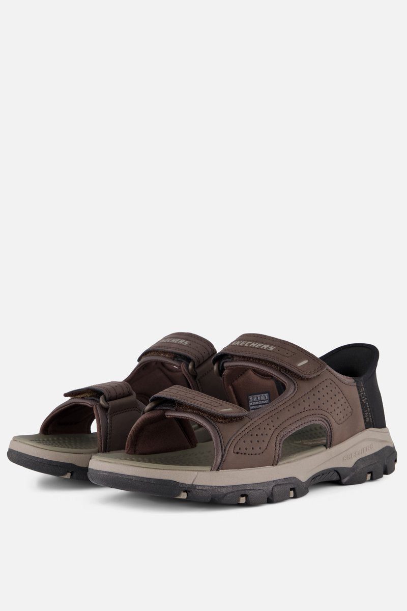 Skechers tresmen - sandales pour hommes reece - marron