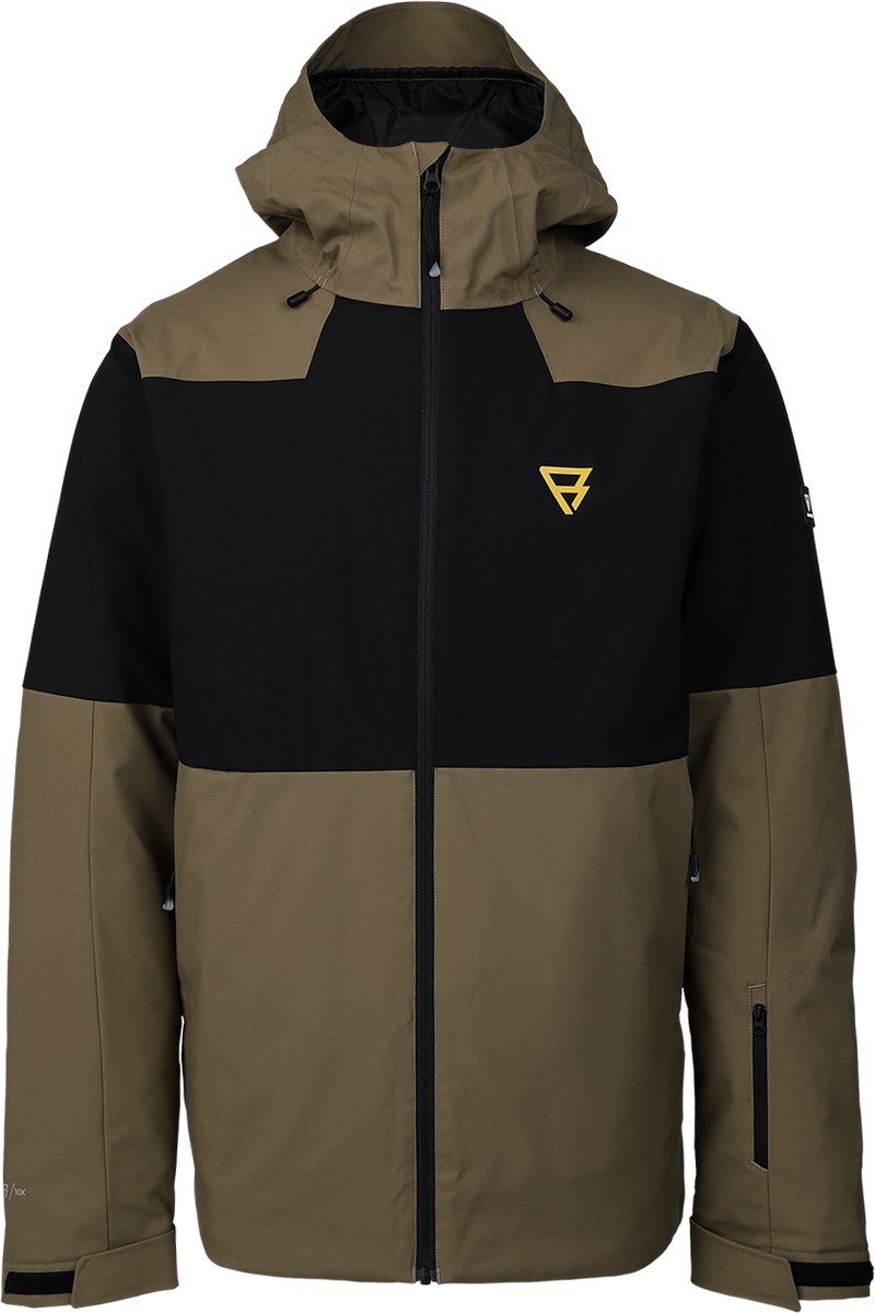 Brunotti stocke la veste de ski pour hommes | vert sombre